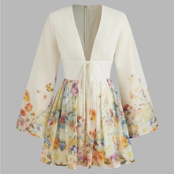 Floral Ruffle Mini Dress - Picture 6 of 6